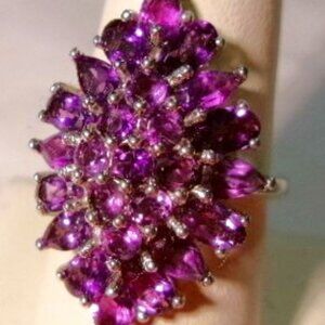 925 Silver and Amethyst Ring